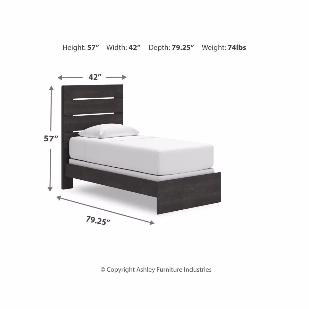 Hollivern Twin Panel Bed - Image 5
