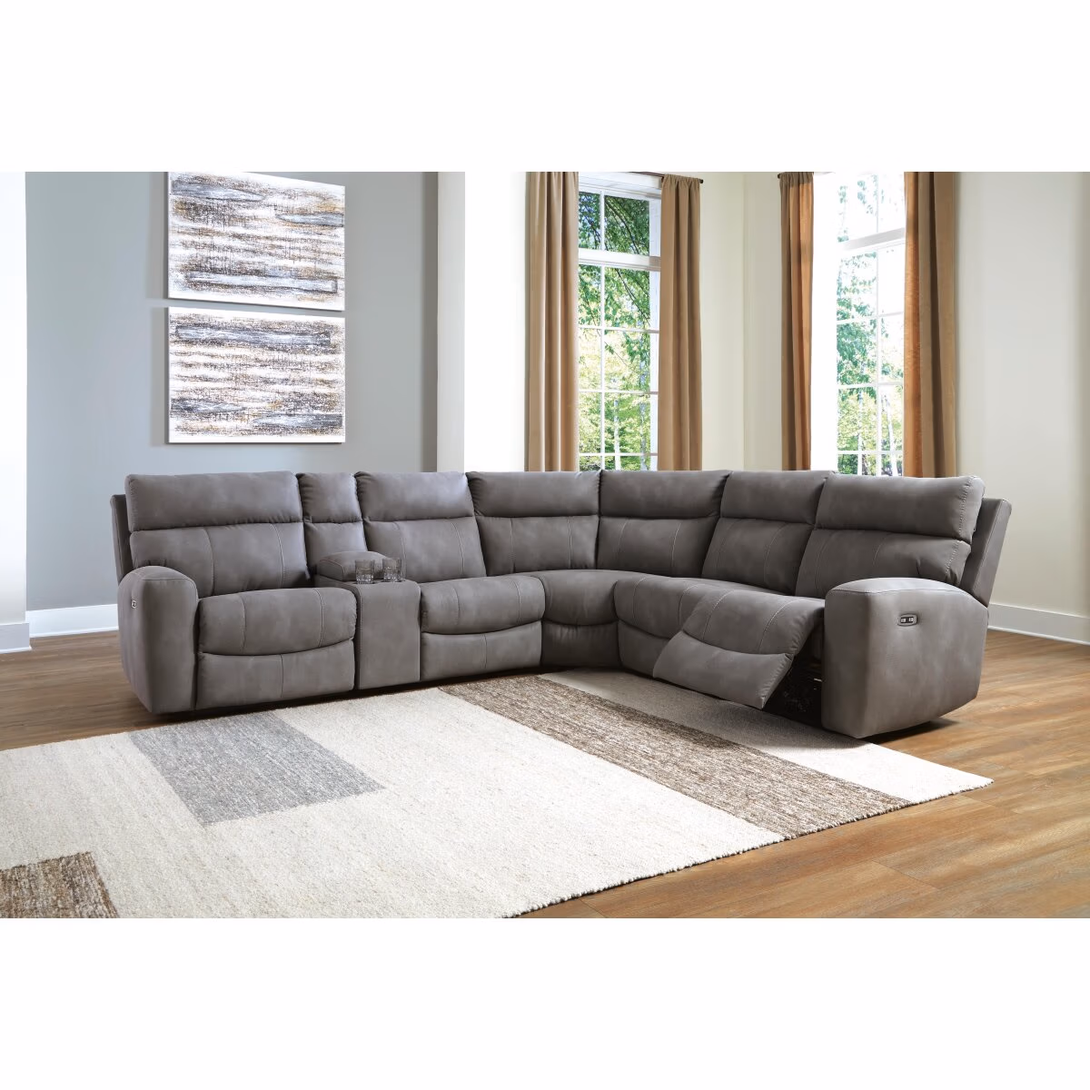 Next-Gen Durapella 6-Piece Power Reclining Sectional - Image 2