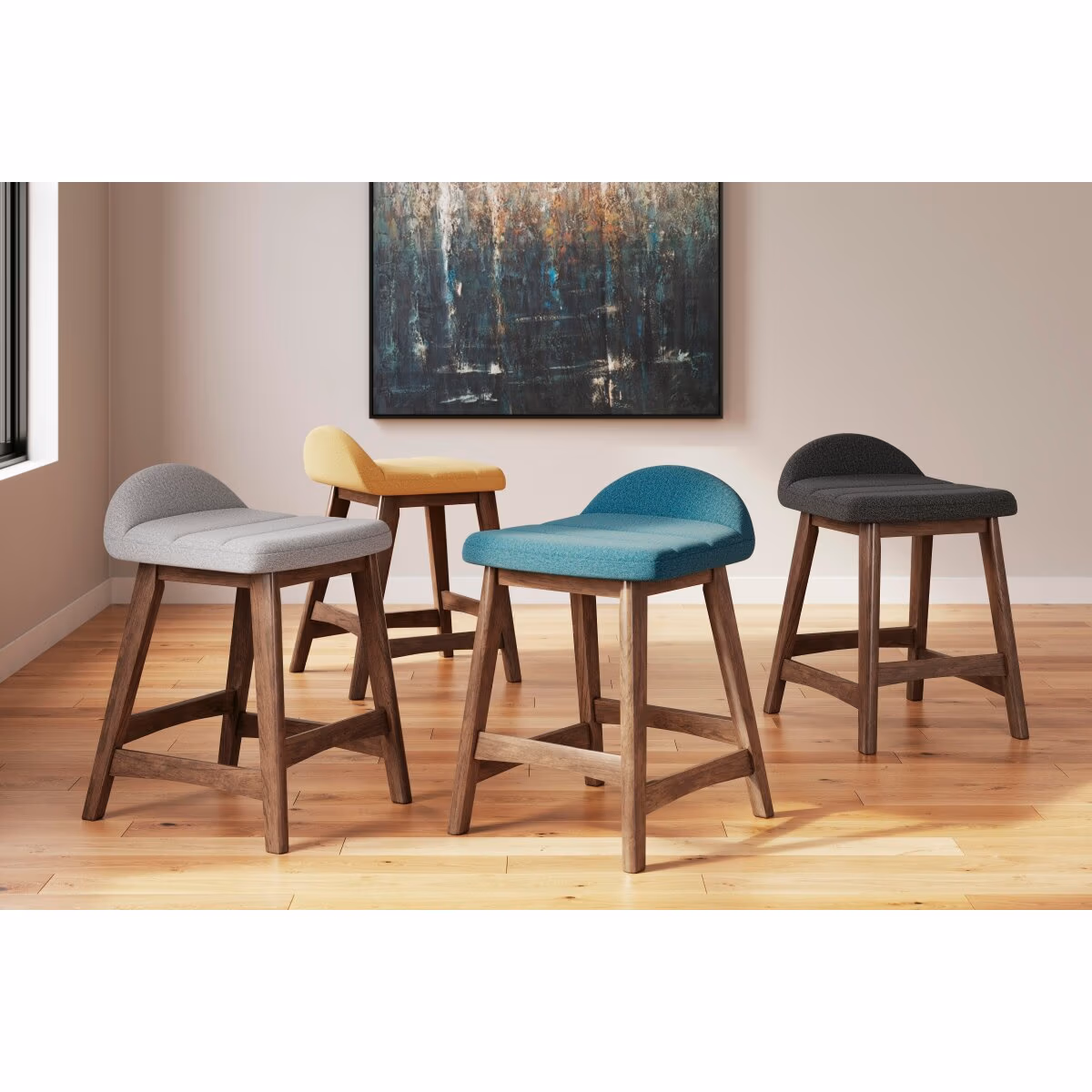 Lyncott Counter Height Bar Stool - Image 12