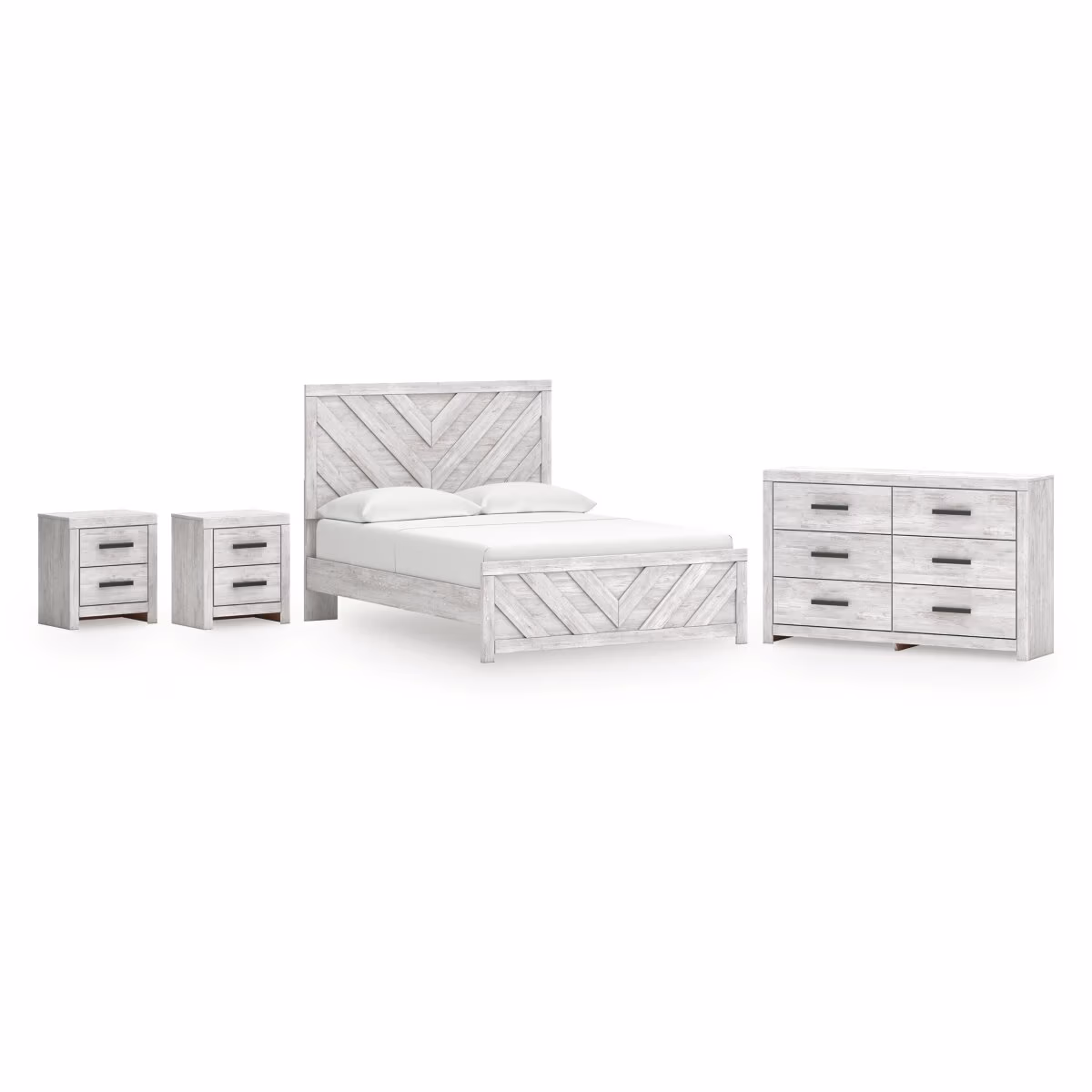 Cayboni Queen Panel Bed, Dresser and 2 Nightstands - Image 2