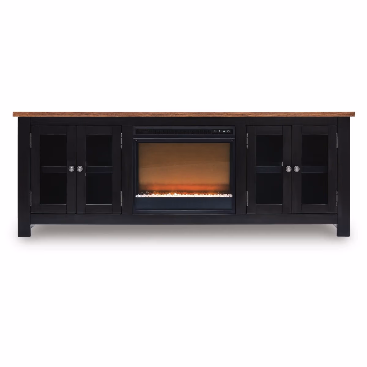 Wildenauer 76" TV Stand with Electric Fireplace - Image 2
