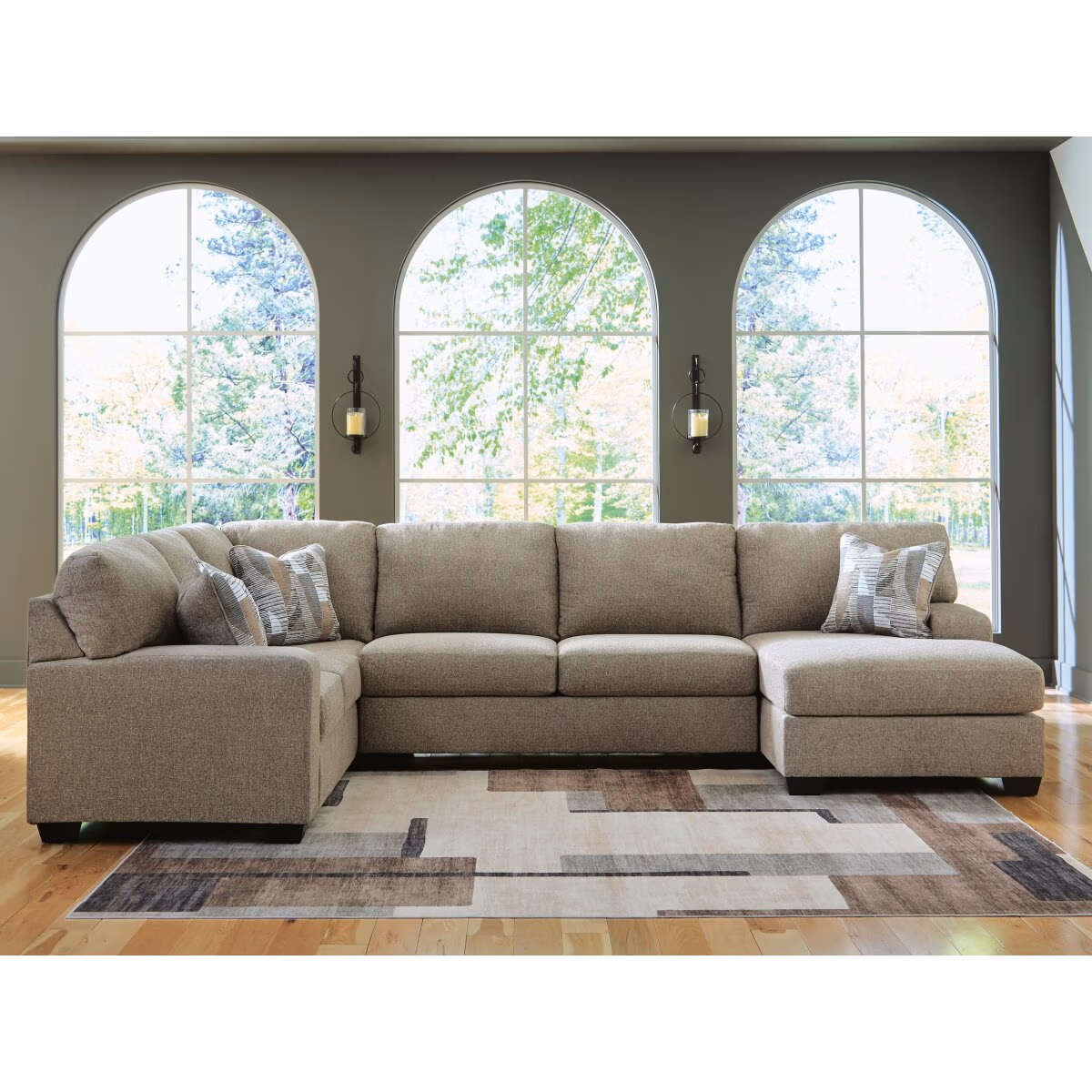 Newellen 3-Piece Sectional with Chaise - Image 3