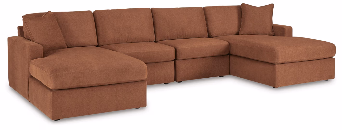 11cc40300549dcf6d7e5b163dc2850f3 Modmax 4-Piece Sectional with Chaise - Image 1