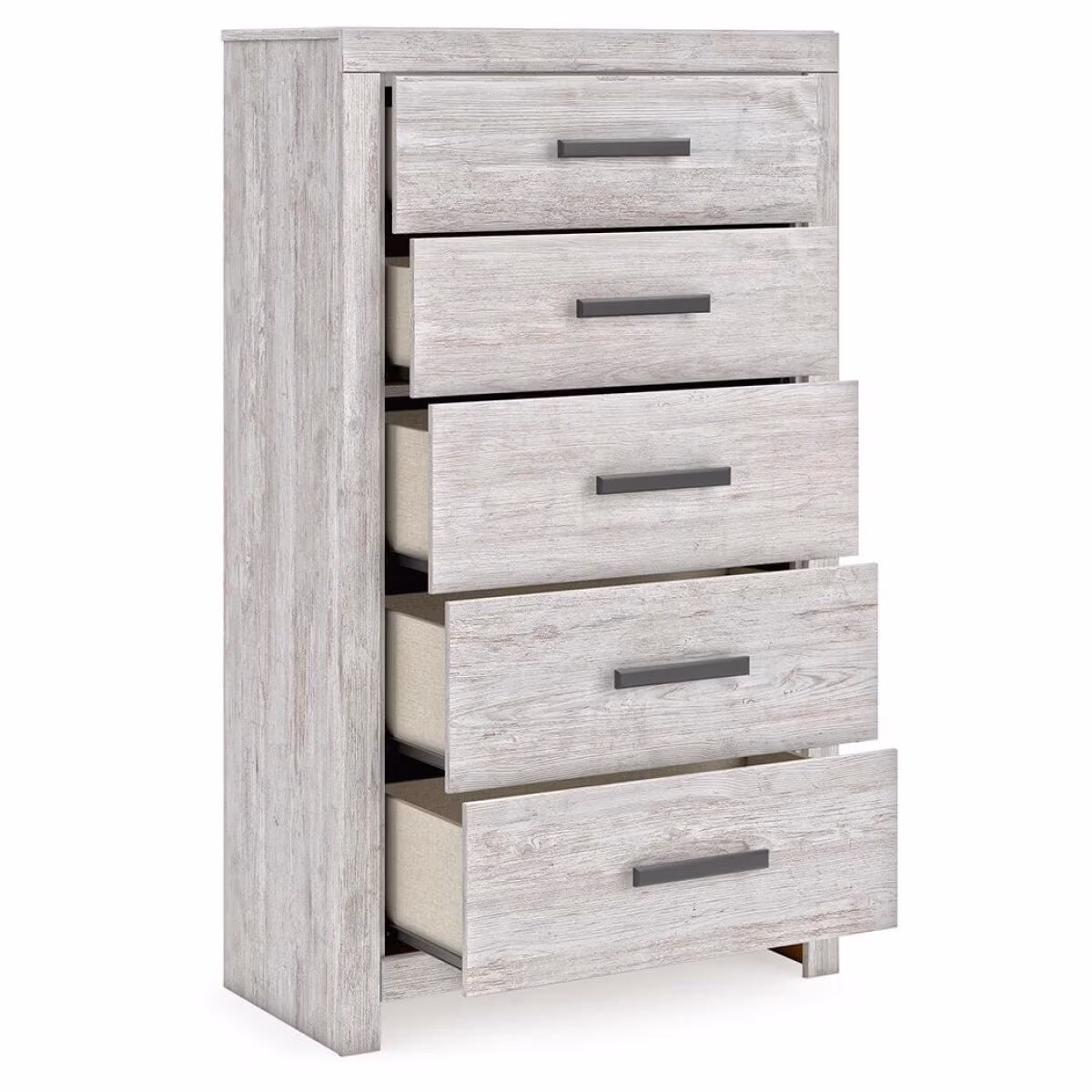 Cayboni King Panel Bed, Dresser, Mirror, Chest and 2 Nightstands - Image 13
