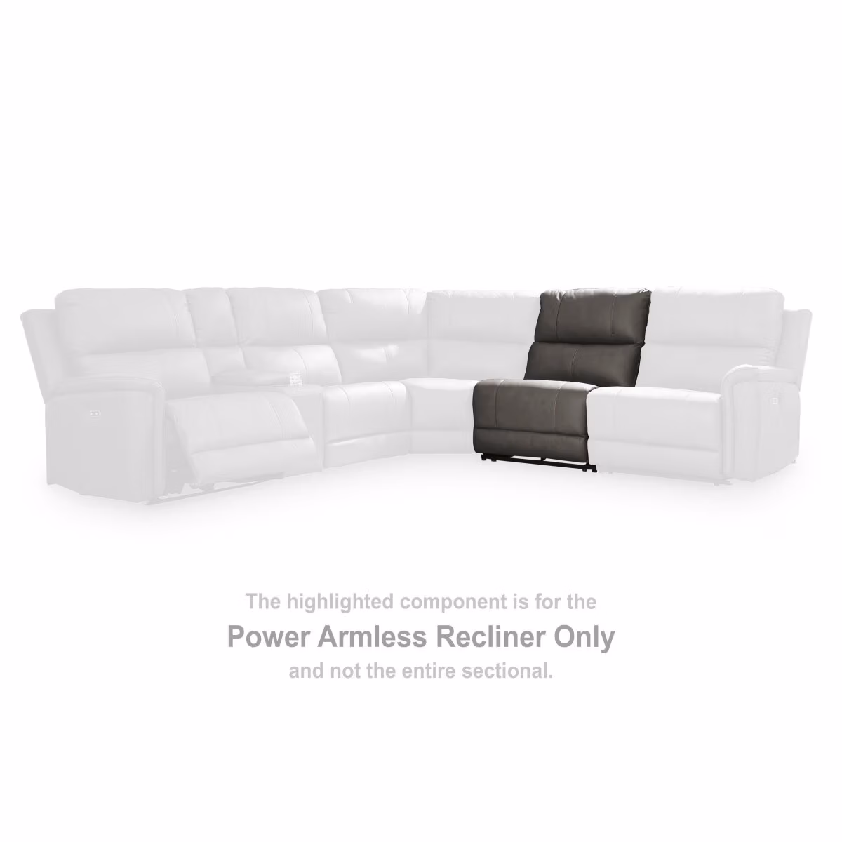 Bleckley Power Armless Recliner - Image 3