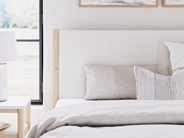 Cadmori King Upholstered Panel Bed - Image 10