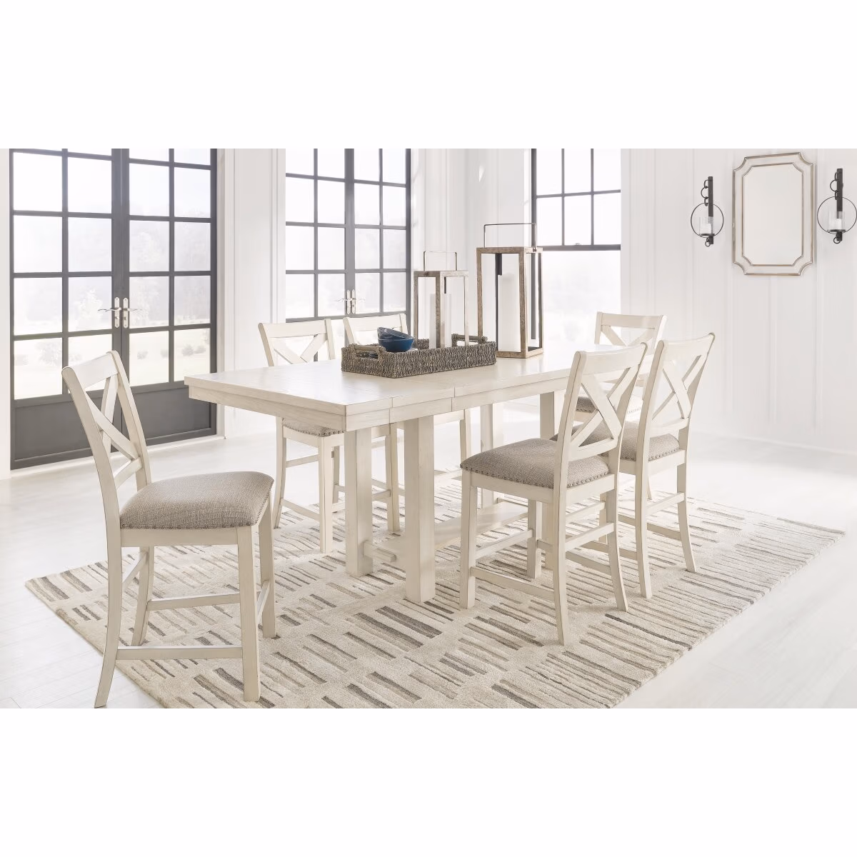 Robbinsdale Counter Height Dining Table and 6 Barstools - Image 2