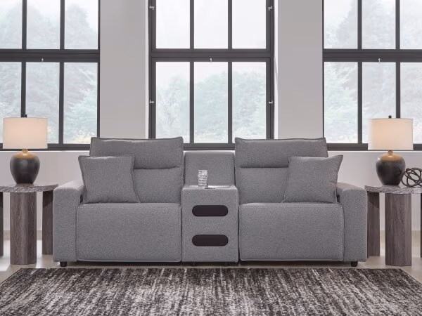 Modmax II 3-Piece Power Reclining Sectional with Audio Console - Image 3