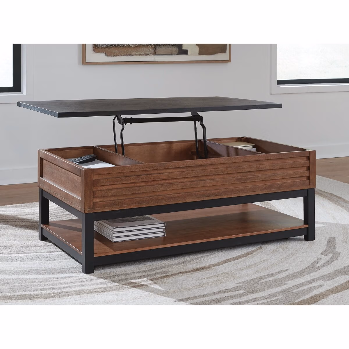 Kallari Lift-Top Coffee Table - Image 7