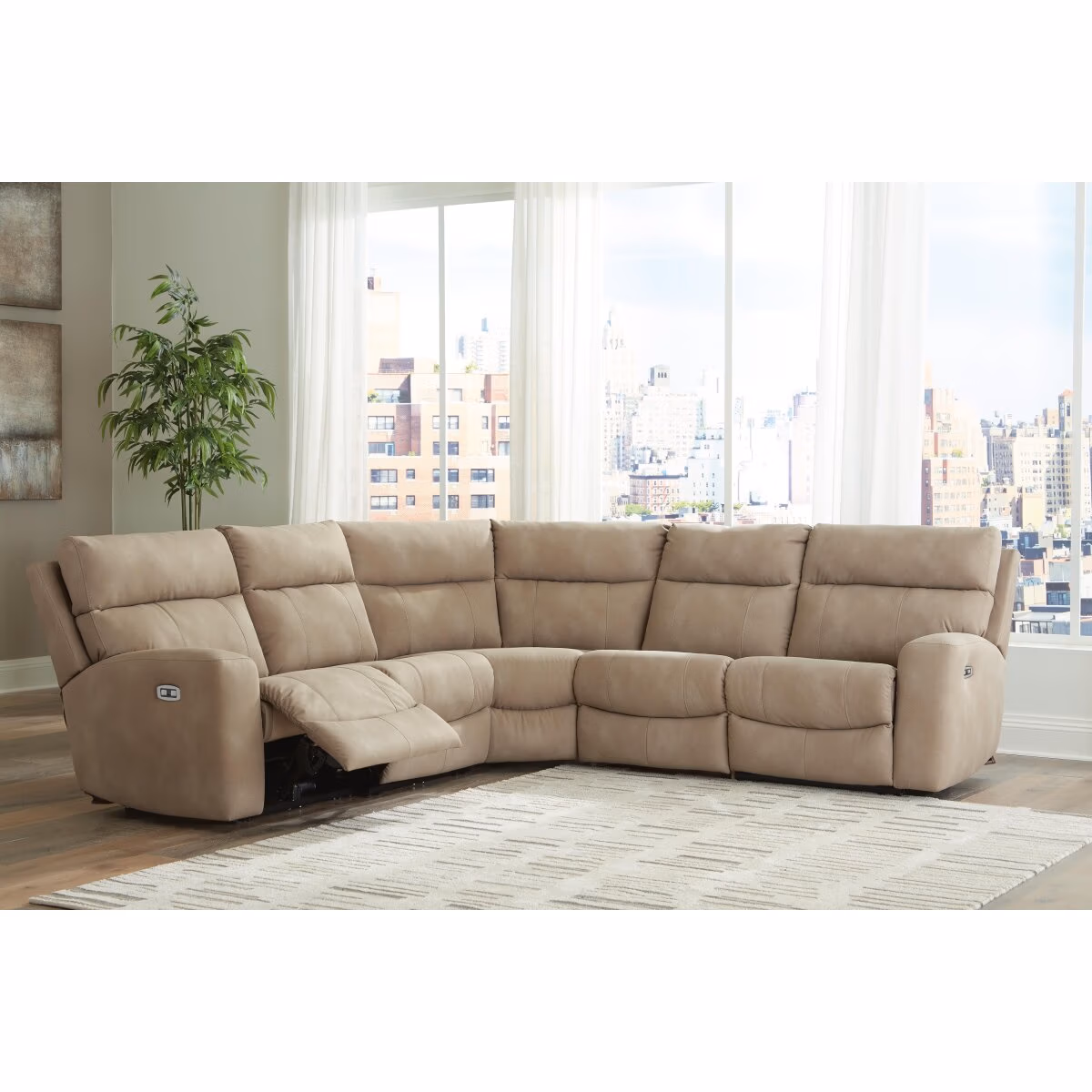 Next-Gen Durapella 5-Piece Power Reclining Sectional - Image 3