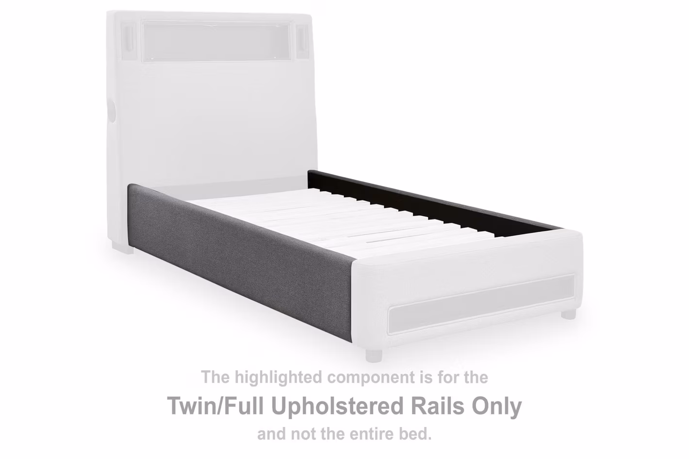 Finigale Twin/Full Upholstered Rails