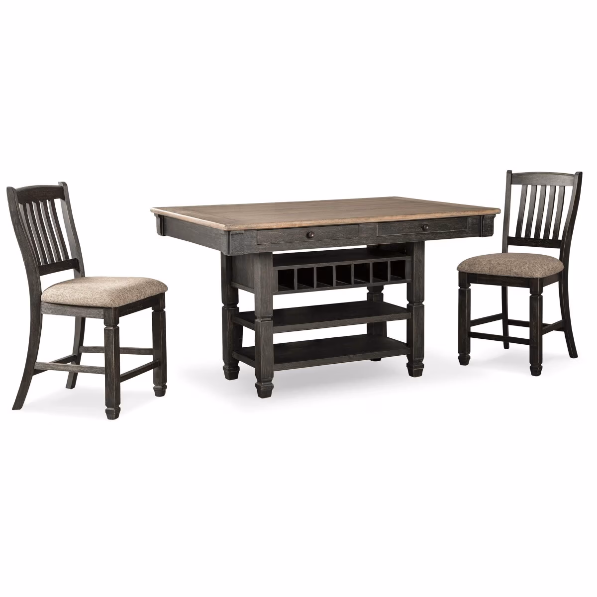 Tyler Creek Counter Height Dining Table and 2 Barstools - Image 2