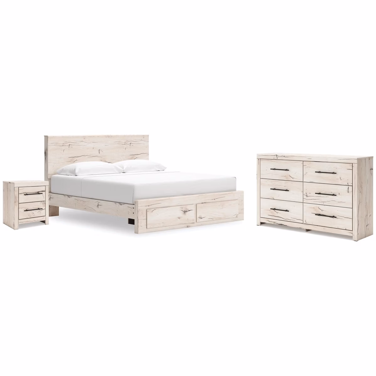 Lawroy King Storage Bed, Dresser and Nightstand - Image 2
