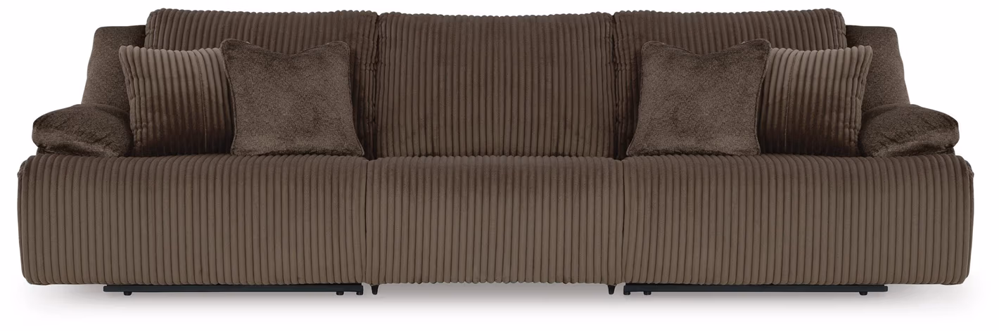 Top Tier 3-Piece Reclining Sectional Sofa