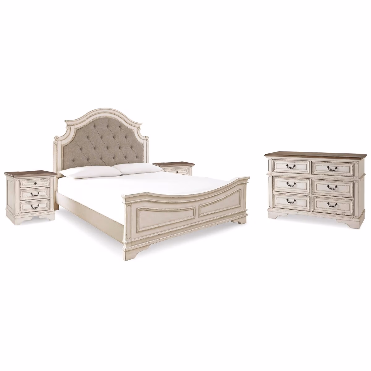 Realyn King Panel Bed, Dresser and 2 Nightstands - Image 2