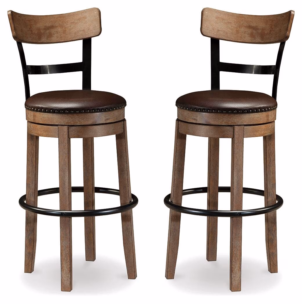 Pinnadel Bar Height Bar Stool (Set of 2)