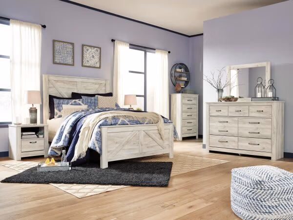 Bellaby Queen Crossbuck Panel Bed - Image 8