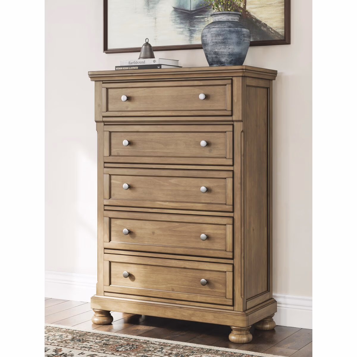Feddinger Queen Panel Bed, Dresser, Mirror, Chest and Nightstand - Image 32