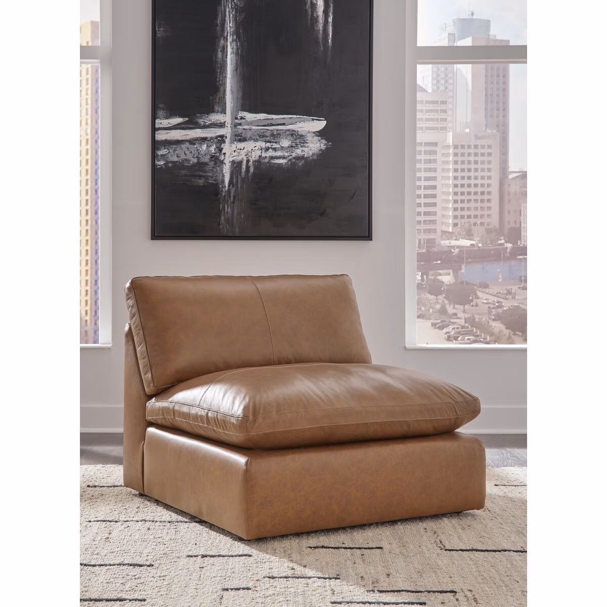 Emilia 3-Piece Sectional and 2 Ottomans - Image 21