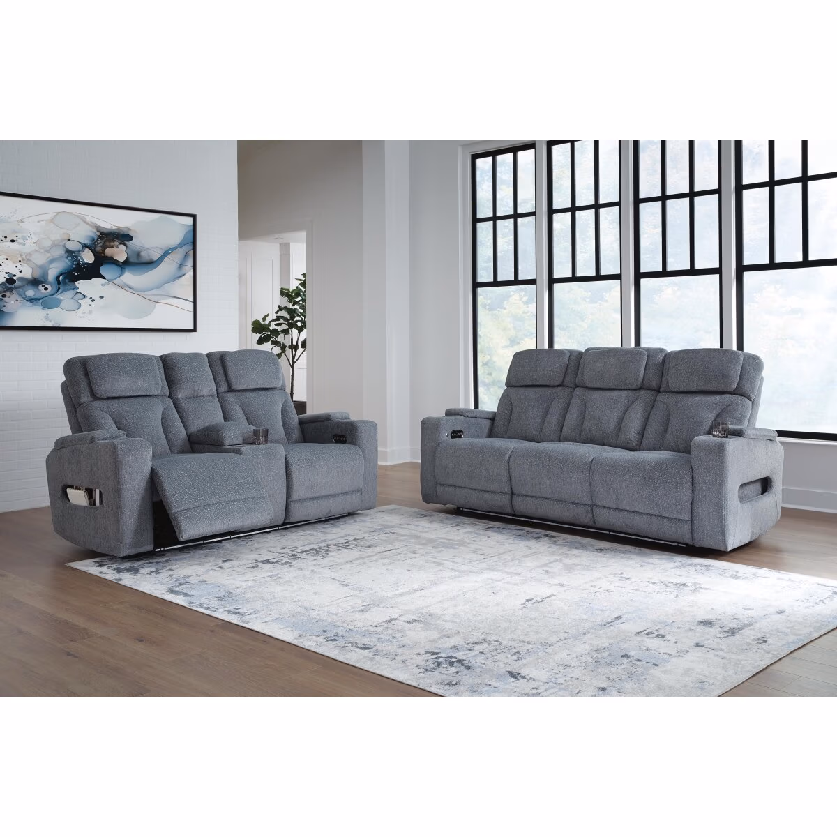 Studio Cave Power Reclining Sofa and Loveseat - Image 3