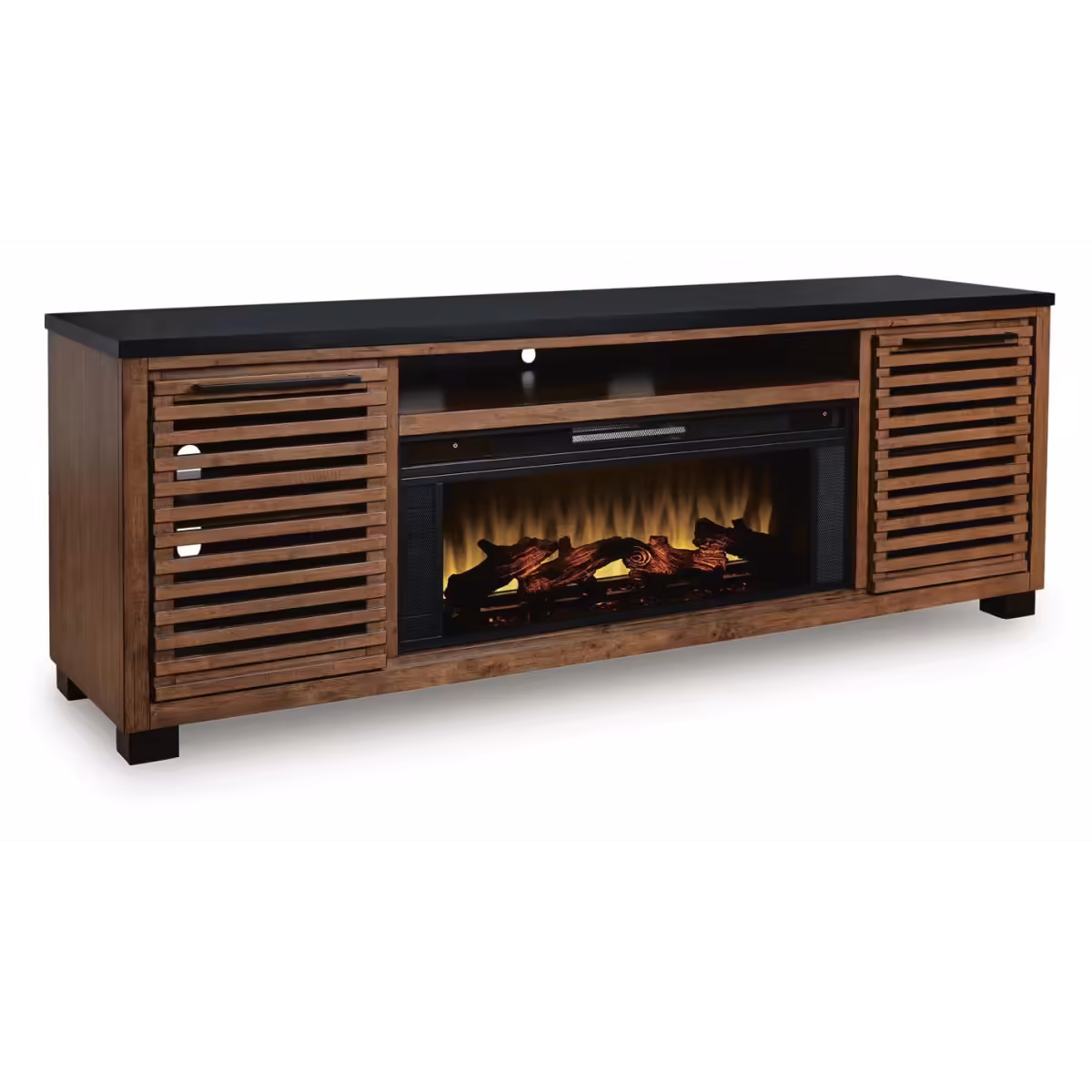 Kallari 84" TV Stand with Electric Fireplace - Image 2