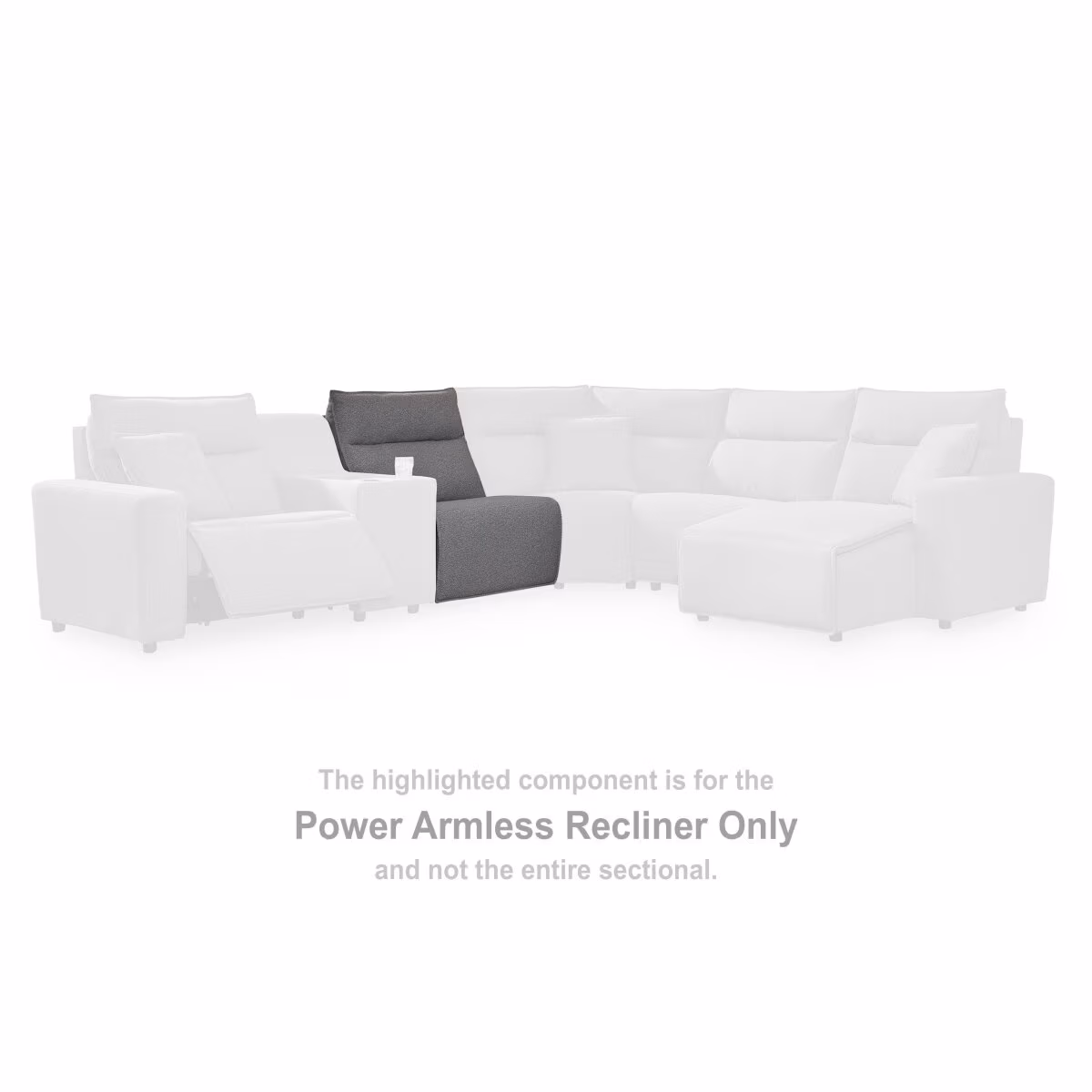 Modmax II Power Armless Recliner - Image 3