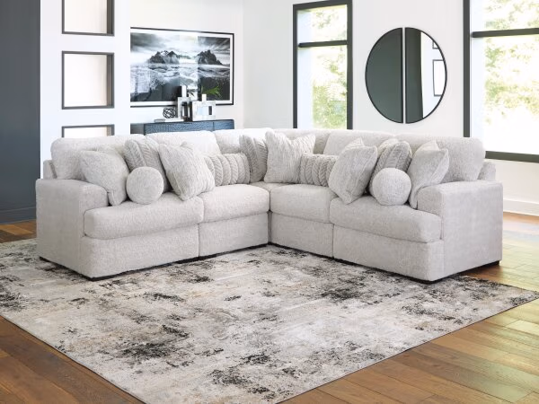 Cuddle Plush 5-Piece Sectional - Image 3