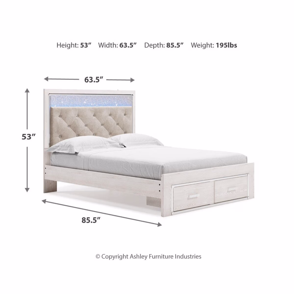 Altyra Queen Storage Bed, Chest and 2 Nightstands - Image 17