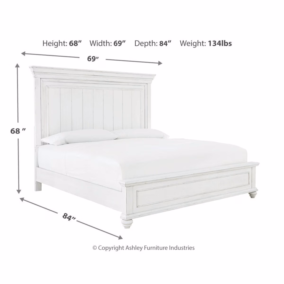 Kanwyn Queen Panel Bed, Dresser, Mirror and 2 Nightstands - Image 12