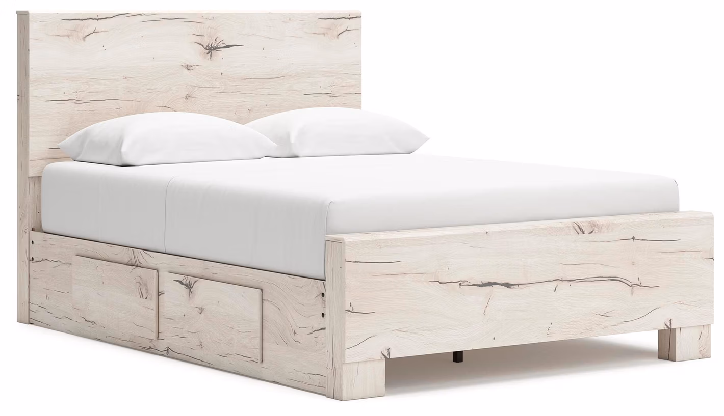 1c5e954e6512cdfc590dbdf0a6c3338f Lawroy Queen Panel Bed with Storage - Image 1
