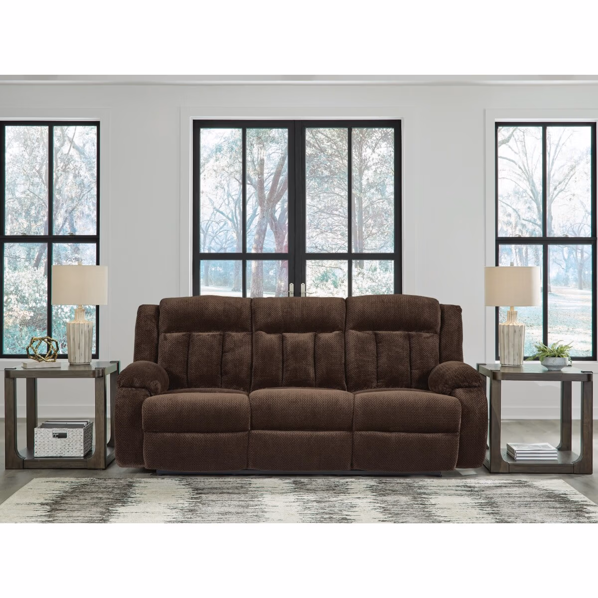 Observation Power Reclining Sofa with Drop Down Table - Image 3