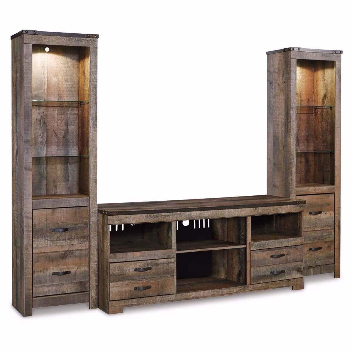 Trinell 3-Piece Entertainment Center - Image 2