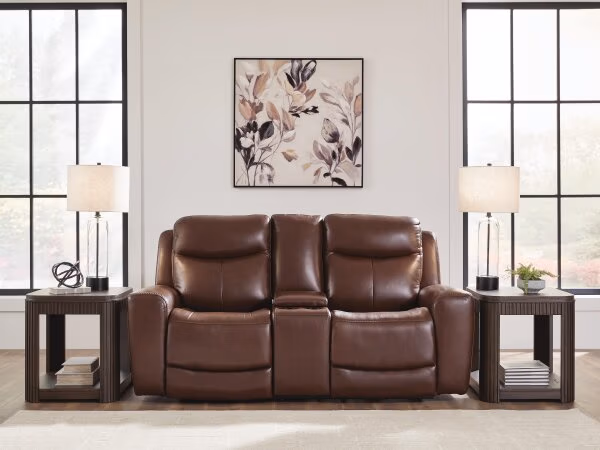 Bexhurst Power Reclining Loveseat with Console - Image 3