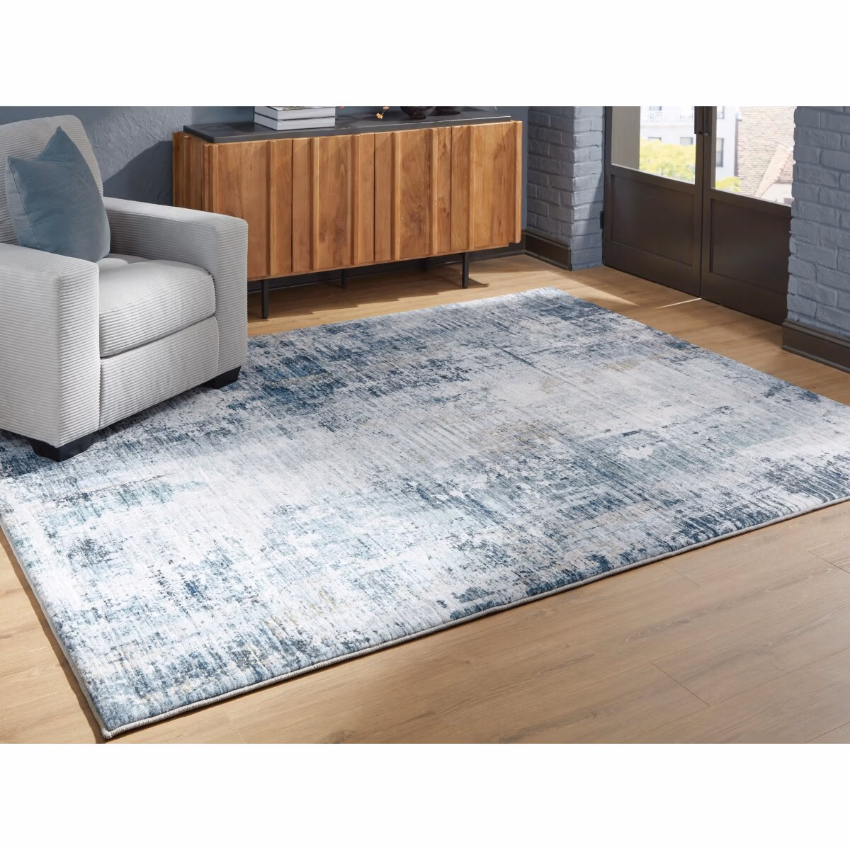Arlenmont 7'6" X 9'6" Memory Foam Area Rug - Image 3