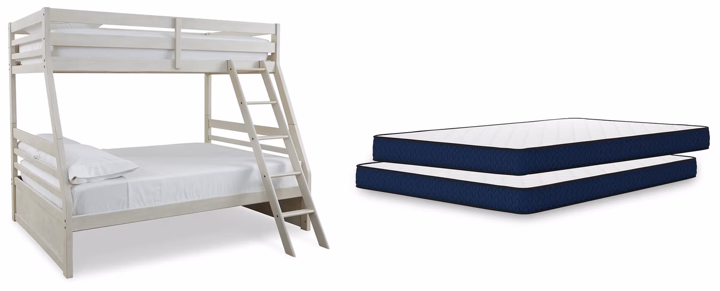 Robbinsdale Twin over Full Bunk Bed and Mattresses