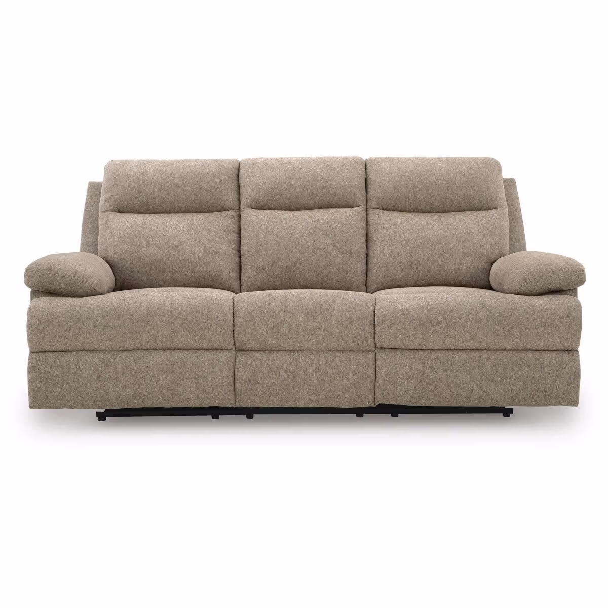 Side-Swipe Reclining Sofa with Drop Down Table - Image 5