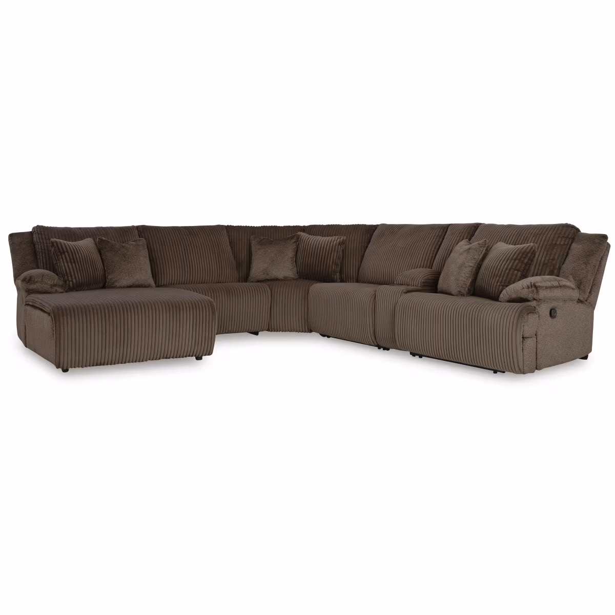 Top Tier 6-Piece Reclining Sectional with Chaise - Image 2