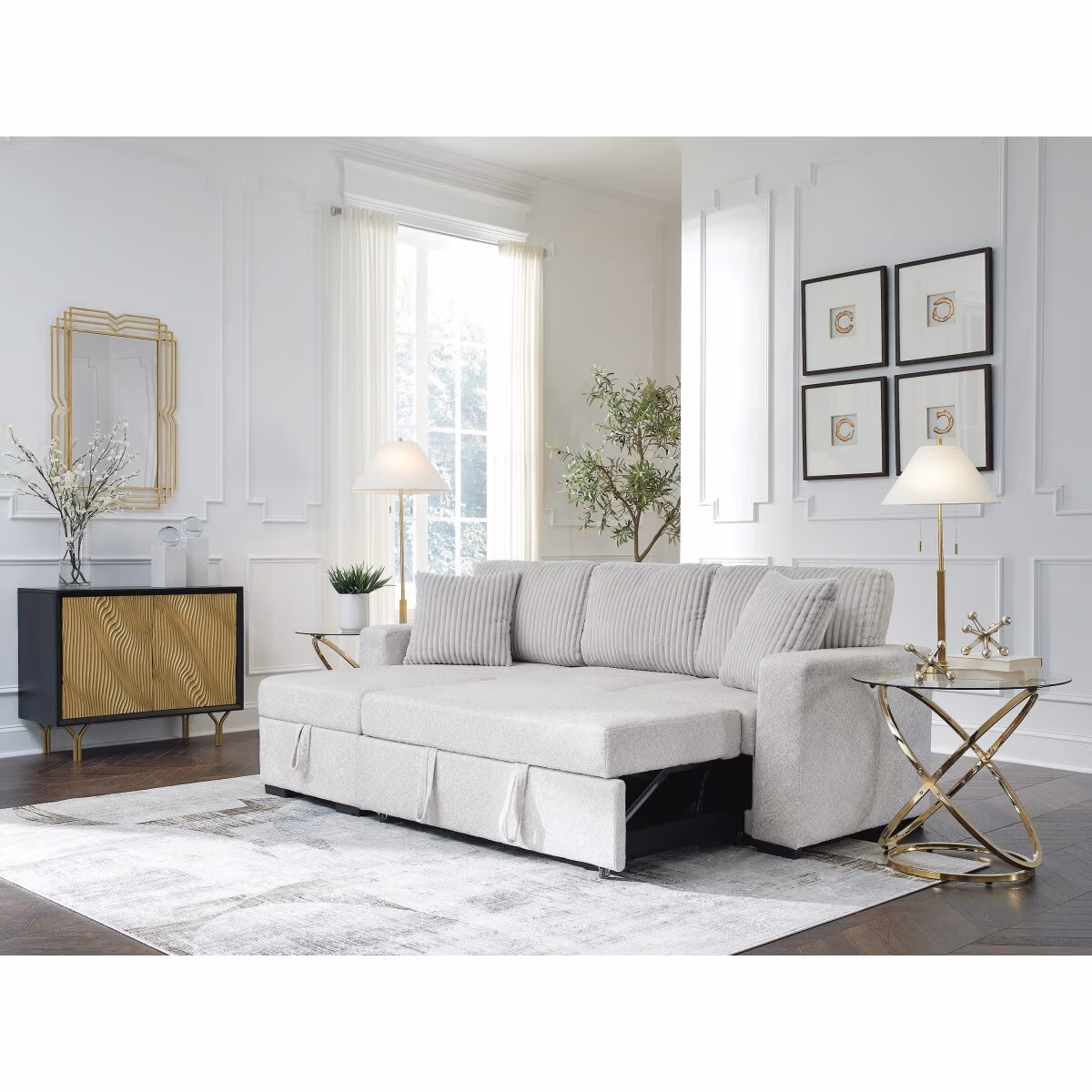 Wohlen 2-Piece Sectional with Pop Up Sleeper and Chaise - Image 15