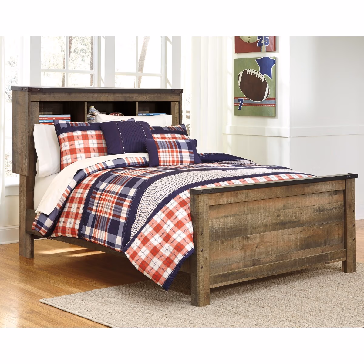 Trinell Full Bookcase Panel Bed - Image 3