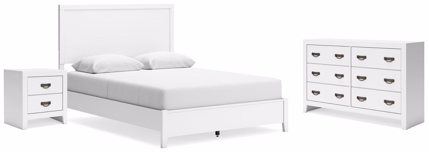 1ff27df36b5406e8afad284c97358484 Binterglen Queen Panel Bed, Dresser and Nightstand - Image 1