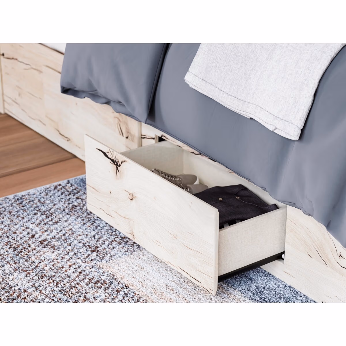 Lawroy Queen Panel Bed with Storage - Image 12