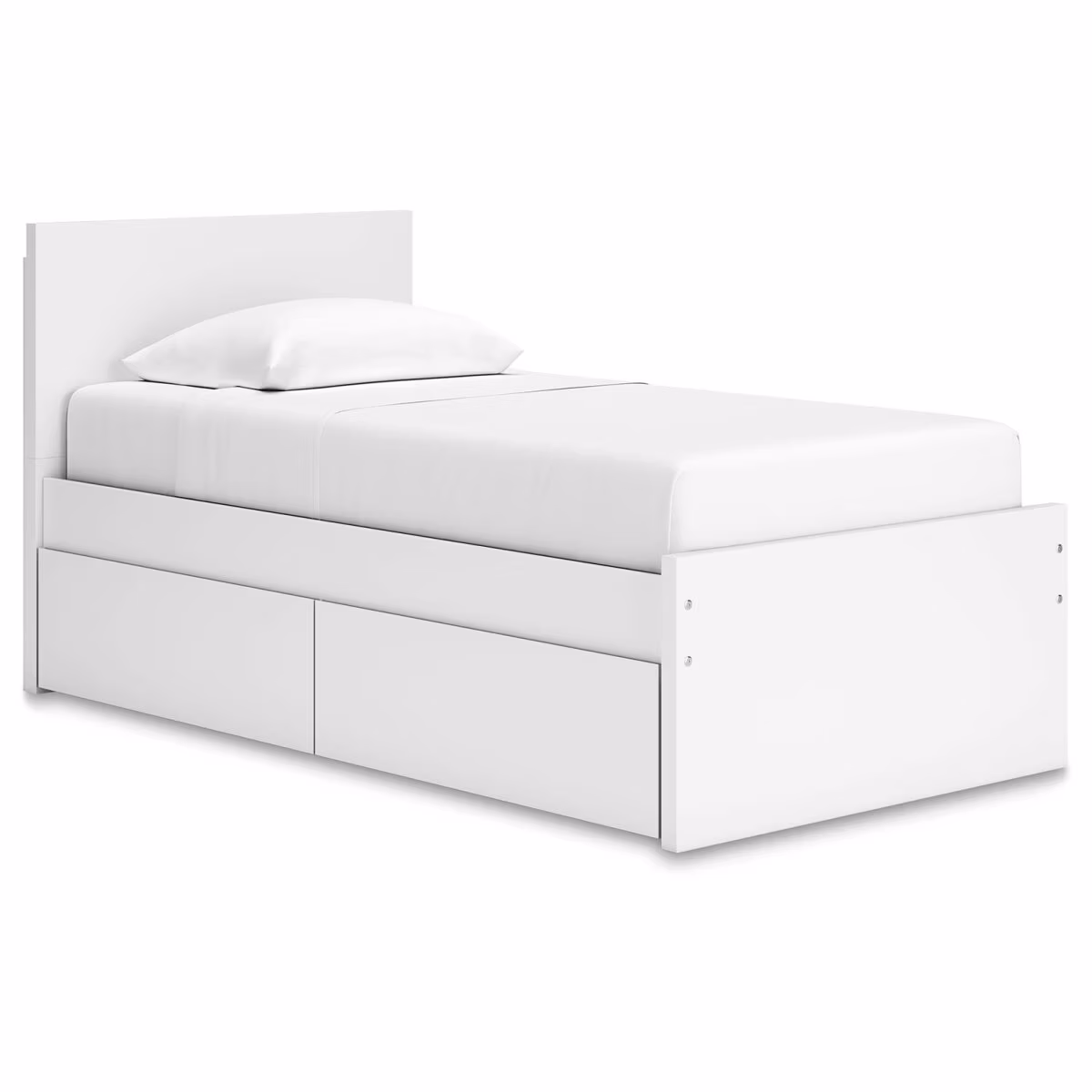 Onita Twin Panel Platform Bed with 1 Side Storage - Image 2
