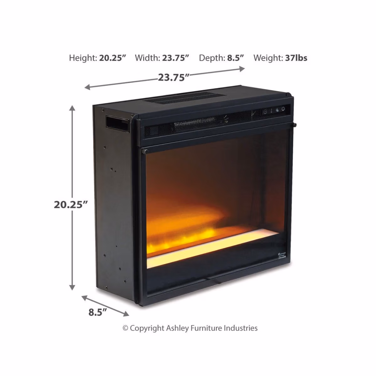 Entertainment Accessories Electric Fireplace Insert - Image 5