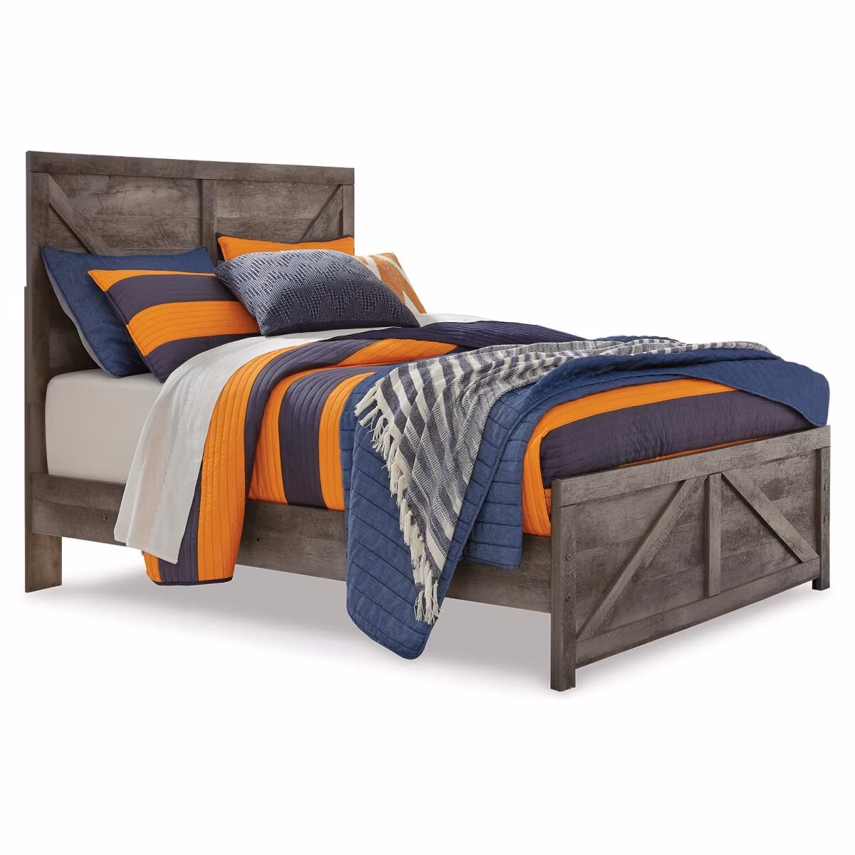 Wynnlow Full Crossbuck Panel Bed - Image 4