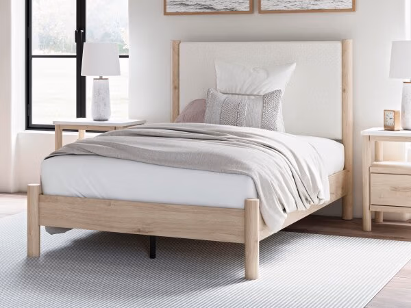 Cadmori Full Upholstered Panel Bed - Image 3