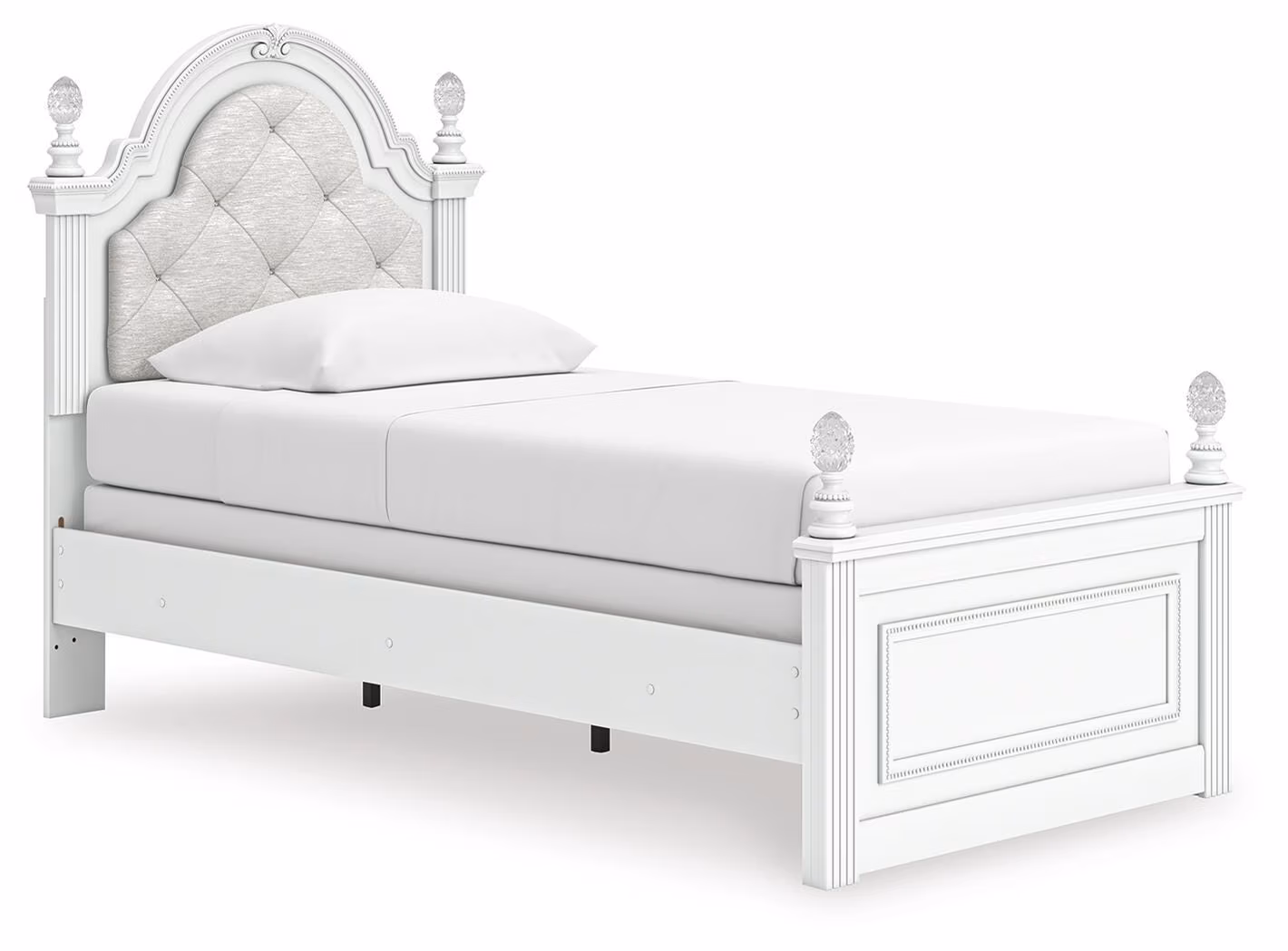Kozlani Twin Upholstered Panel Bed