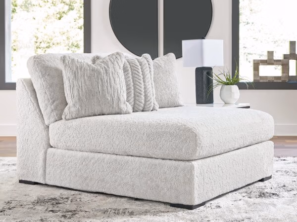 Cuddle Plush Oversized Armless Chaise - Image 3