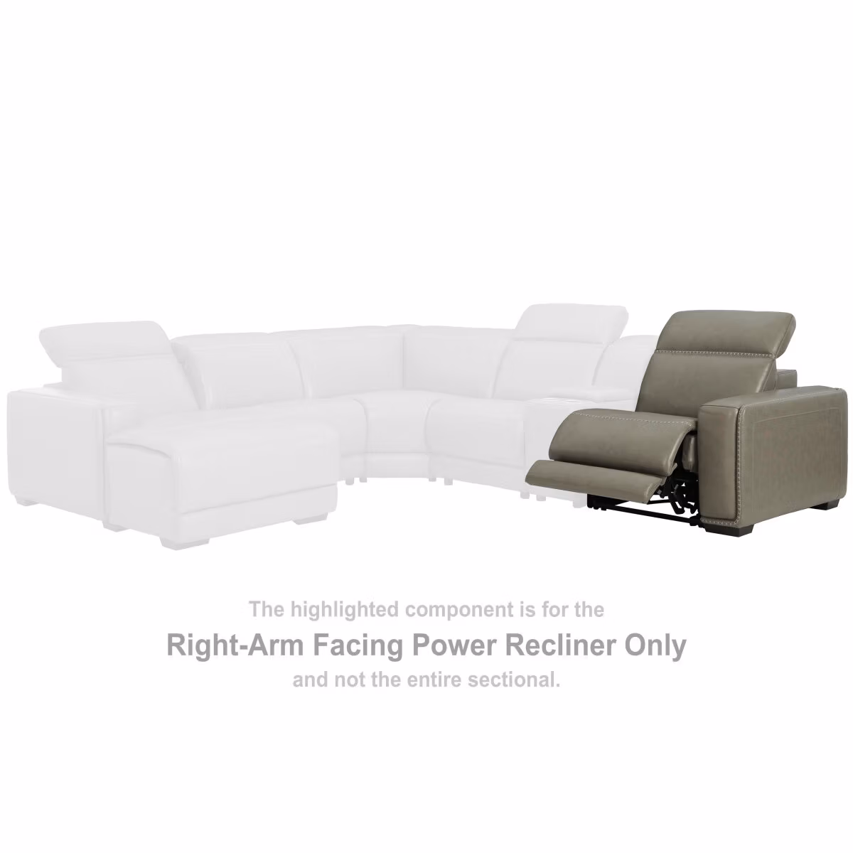 Correze Right-Arm Facing Power Recliner - Image 3