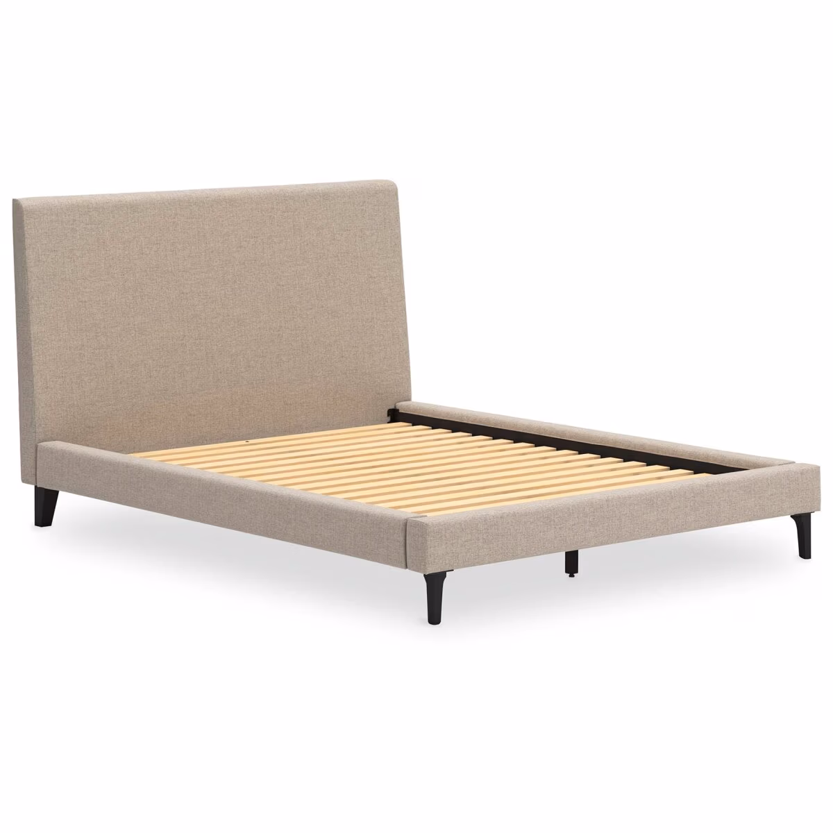 Cielden Queen Upholstered Bed with Roll Slats - Image 4