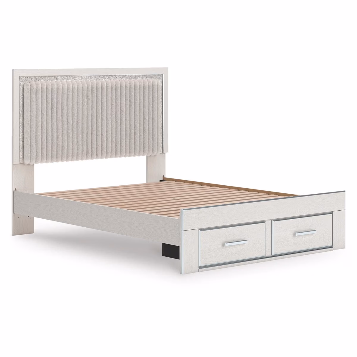 Zuraleus Queen Upholstered Panel Platform Storage Bed - Image 5